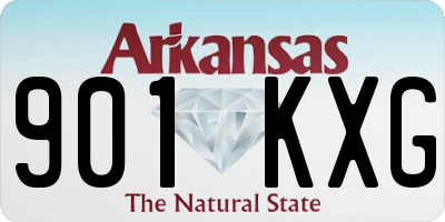 AR license plate 901KXG
