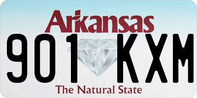 AR license plate 901KXM