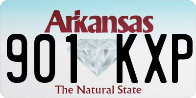 AR license plate 901KXP