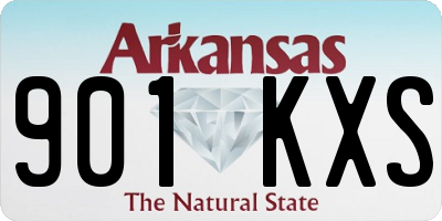 AR license plate 901KXS