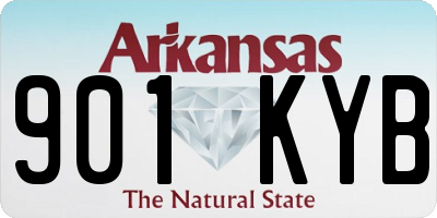 AR license plate 901KYB