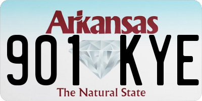 AR license plate 901KYE