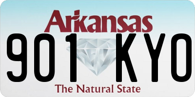 AR license plate 901KYO