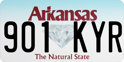 AR license plate 901KYR