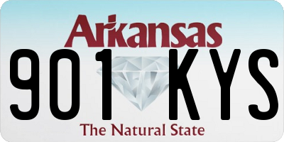 AR license plate 901KYS