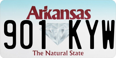 AR license plate 901KYW