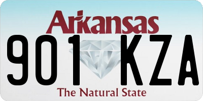 AR license plate 901KZA