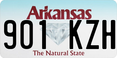 AR license plate 901KZH