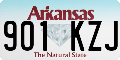 AR license plate 901KZJ