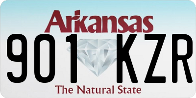 AR license plate 901KZR