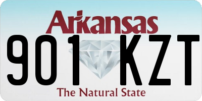 AR license plate 901KZT