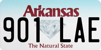 AR license plate 901LAE