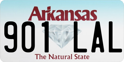 AR license plate 901LAL