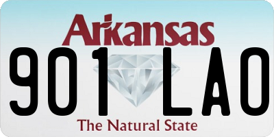 AR license plate 901LAO