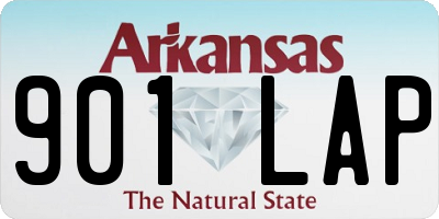 AR license plate 901LAP