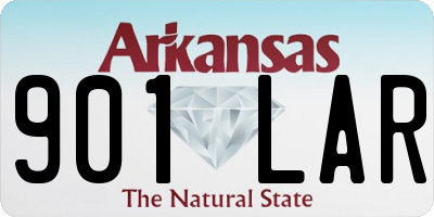 AR license plate 901LAR