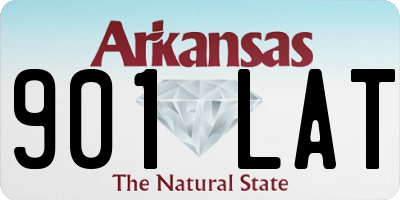 AR license plate 901LAT