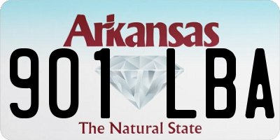 AR license plate 901LBA