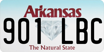 AR license plate 901LBC