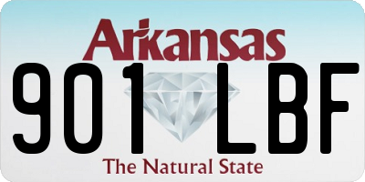 AR license plate 901LBF