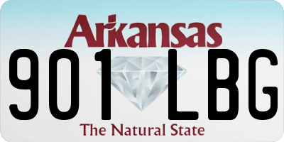 AR license plate 901LBG