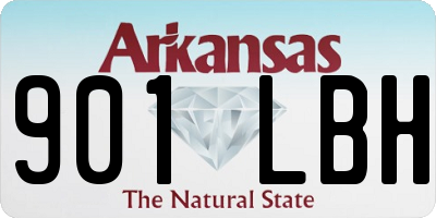 AR license plate 901LBH