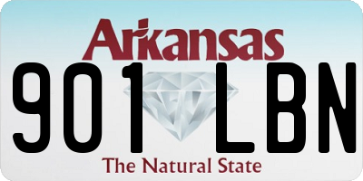 AR license plate 901LBN