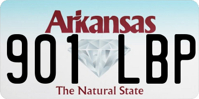 AR license plate 901LBP