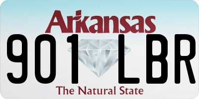 AR license plate 901LBR