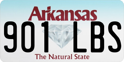 AR license plate 901LBS