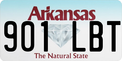 AR license plate 901LBT
