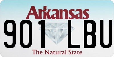 AR license plate 901LBU
