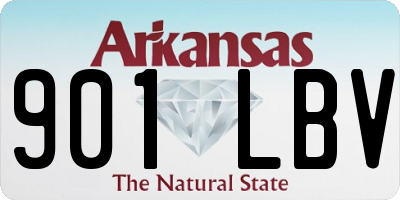 AR license plate 901LBV
