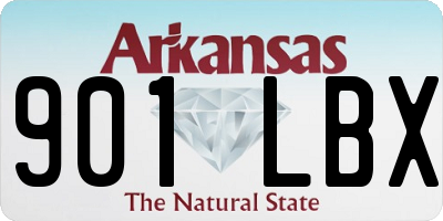 AR license plate 901LBX