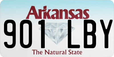 AR license plate 901LBY