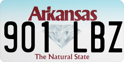 AR license plate 901LBZ