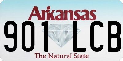 AR license plate 901LCB