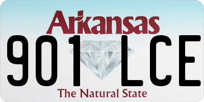 AR license plate 901LCE