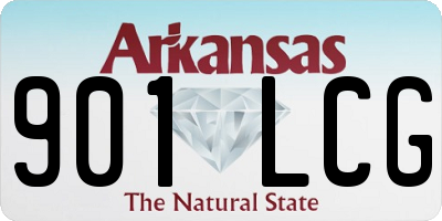 AR license plate 901LCG