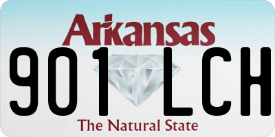 AR license plate 901LCH
