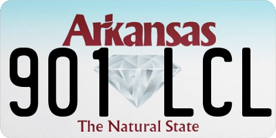 AR license plate 901LCL