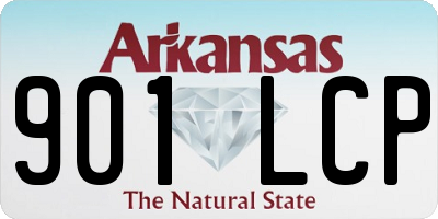 AR license plate 901LCP