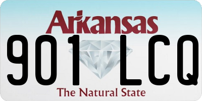 AR license plate 901LCQ
