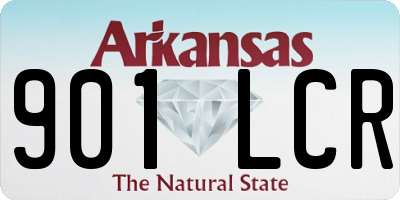AR license plate 901LCR