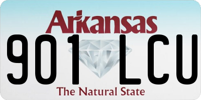AR license plate 901LCU