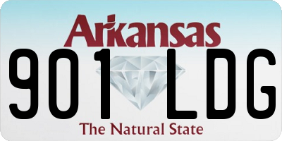 AR license plate 901LDG