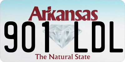 AR license plate 901LDL