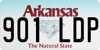 AR license plate 901LDP