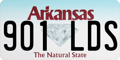 AR license plate 901LDS