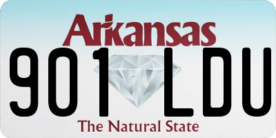 AR license plate 901LDU